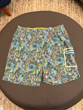 Bonobos Fielder Shorts Men
L Blue Drawstring Hybrid Pockets Swim Trunks Lined